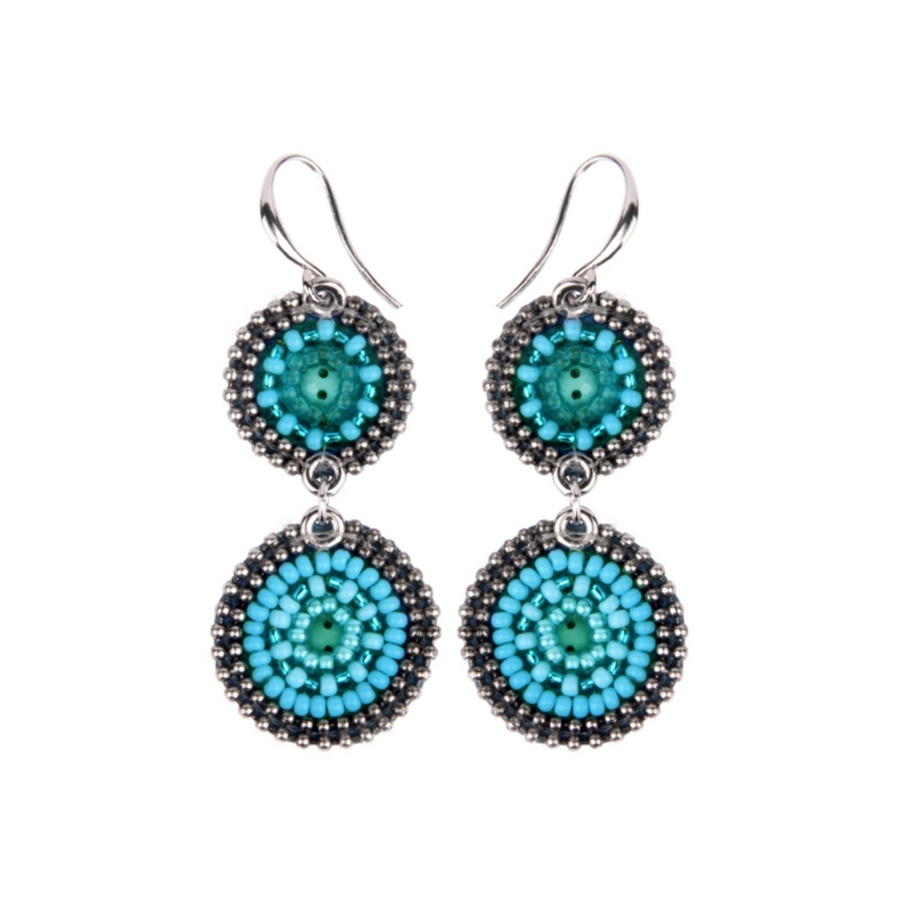 Erik &Mike Soan Small 2 Circle Earrings in Kandara